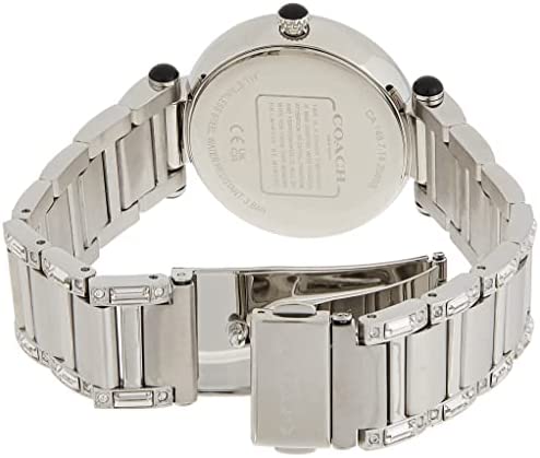 Coach Cary Crystal Silver Women's Watch 14503834 - Big Daddy Watches #3