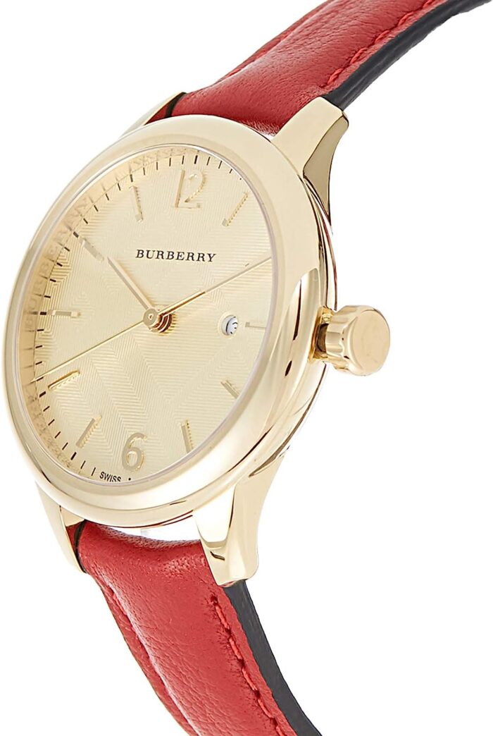 BURBERRY Ladies The Classic Round Leather Strap Women's Watch BU10102 - Big Daddy Watches #2