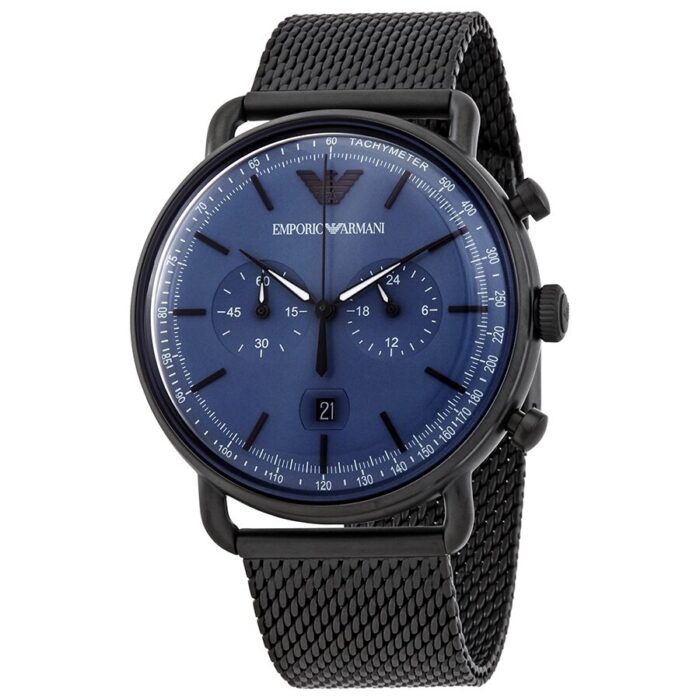 Armani Chronograph Quartz Blue Dial Men's Watch AR11201 - BigDaddy Watches