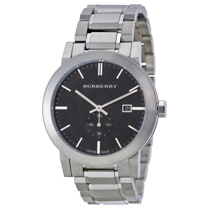 Burberry Dark Grey Dial Stainless Steel Men's Watch BU9901 - BigDaddy Watches