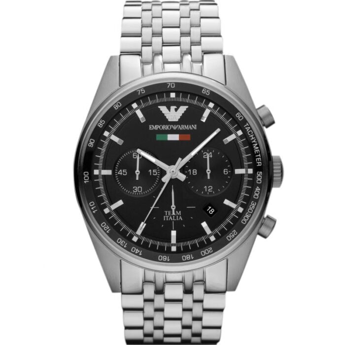 Emporio Armani Men's Black Chronograph Watch  AR5983 - Big Daddy Watches
