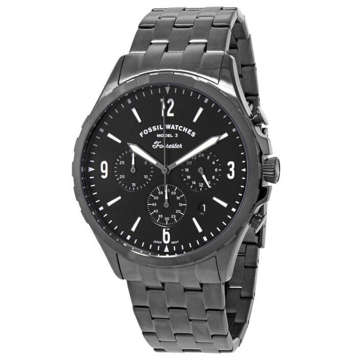 Fossil Chronograph Quartz Black Dial Men's Watch FS5606 - BigDaddy Watches