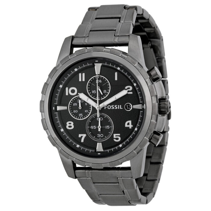 Fossil Dean Chronograph Black Dial Men's Watch FS4721 - BigDaddy Watches