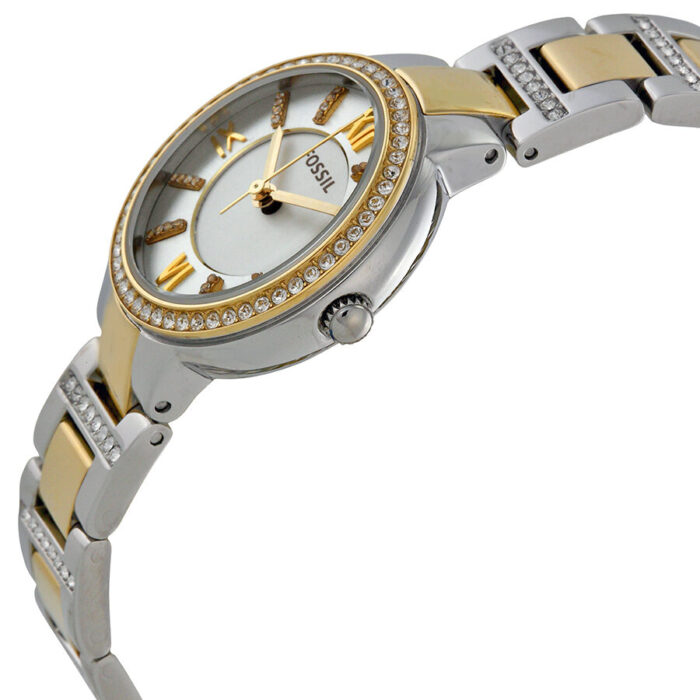 Fossil Virginia Silver Dial Two-tone Steel Ladies Watch ES3503 - BigDaddy Watches #2